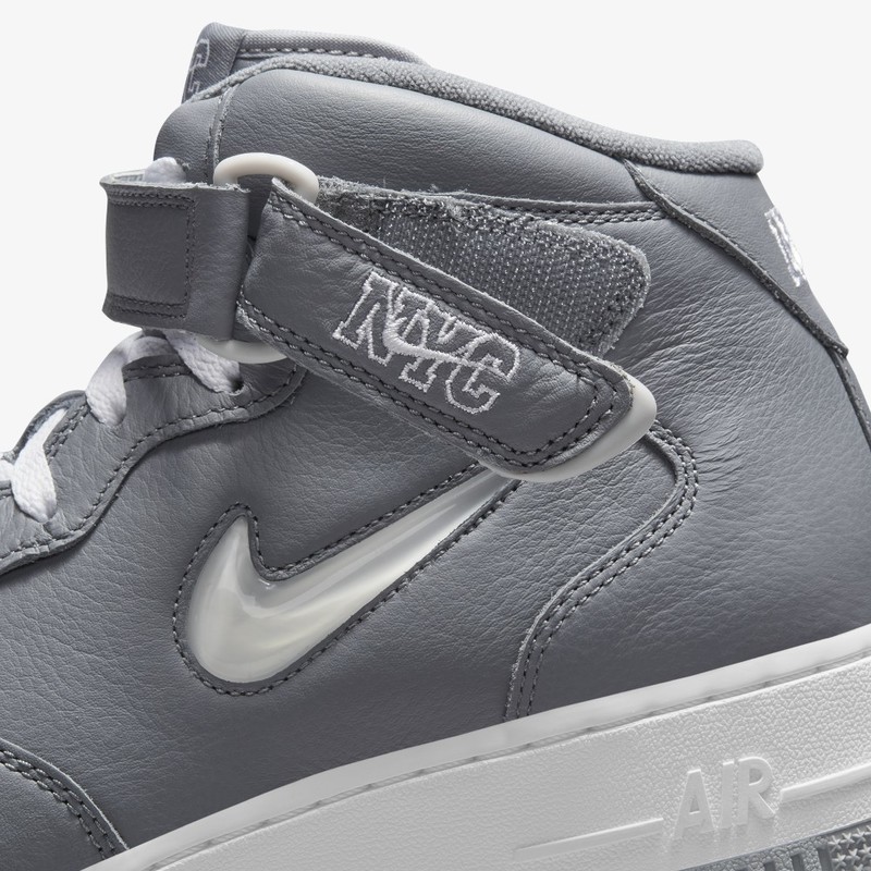 NIKE エアフォース1 ミッド NYC クールグレー DH5622-001 Nike Air Force 1 Mid NYC Cool Grey | DH5622-001 | Grailify